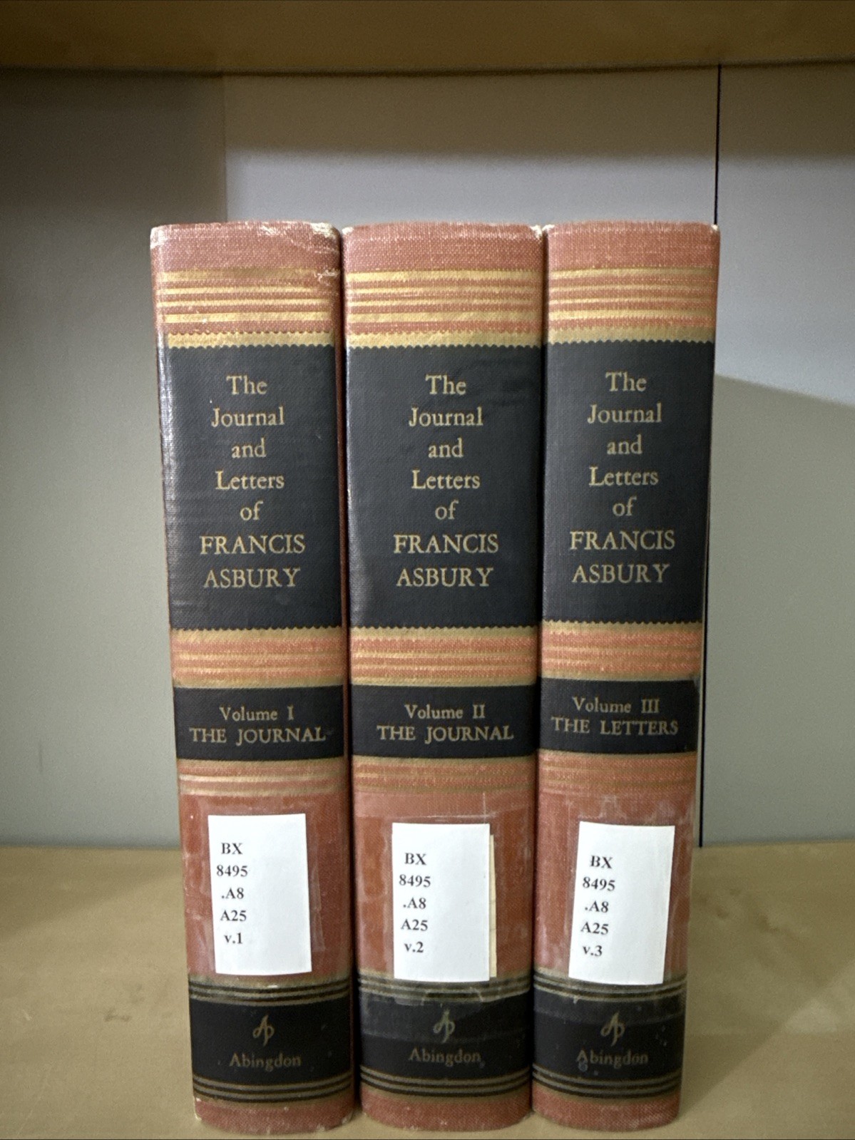 The Journal and Letters of Francis Asbury - 3 Volume Set