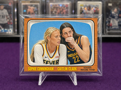 ACEO 2026 Custom Art Card Sophie Cunningham Caitlin Clark Indiana Fever Novelty