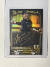 2025 Bowman Draft Antonio Jimenez Gold Ink Refractor Auto 🔥 /15 New York Mets 