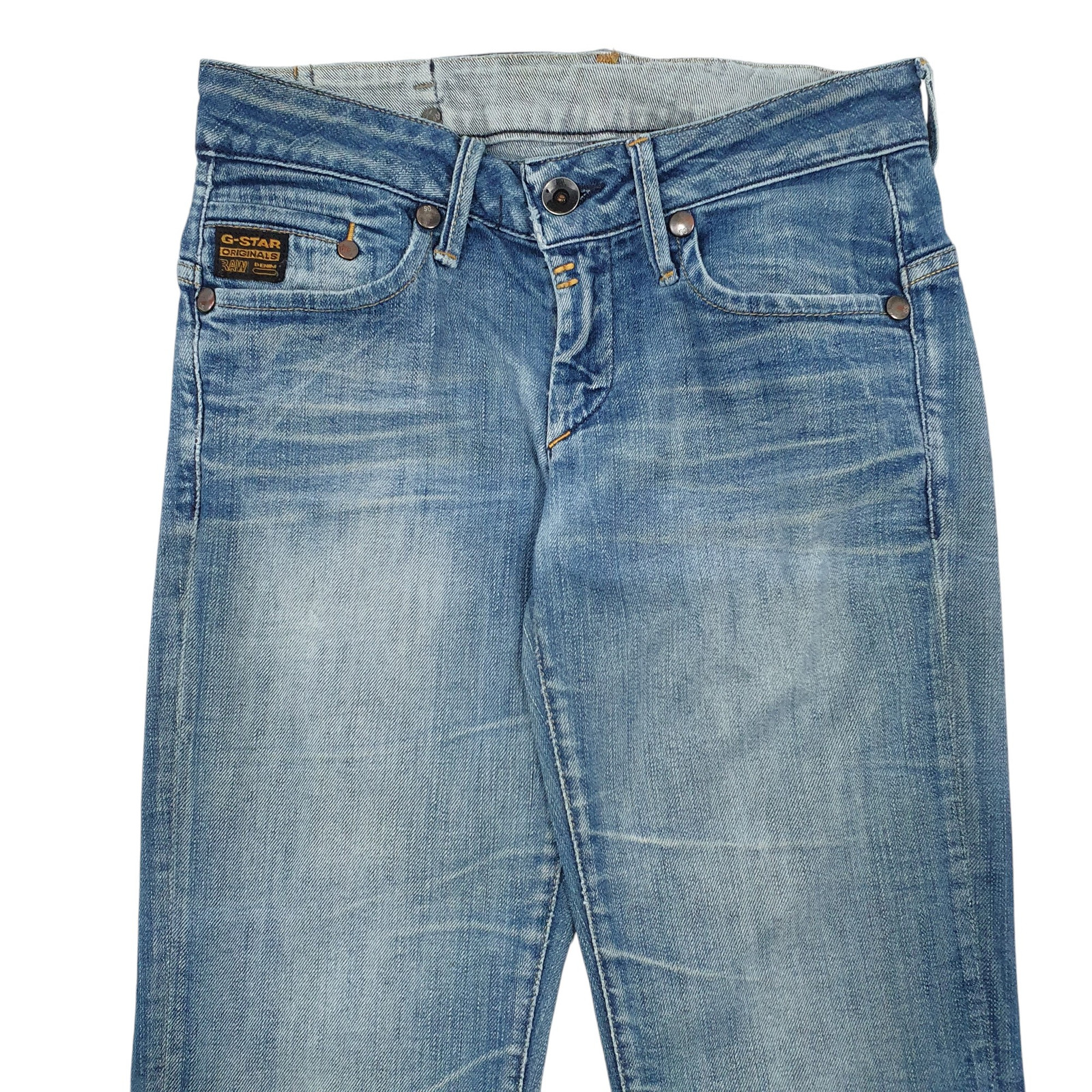 G-STAR Raw Jeans Bootcut Fit Blue Denim Trousers Mens Vintage W28 L34 image 2