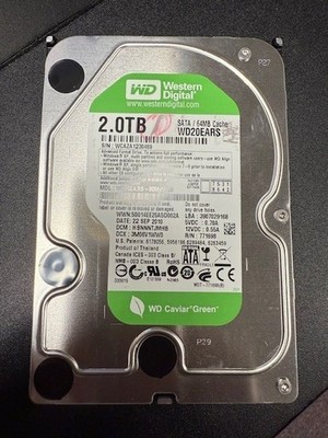 Western Digital Caviar Green 2 TB Desktop Hard Drive -WD20EARS