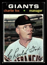 1971 Topps Charlie Fox #517 - San Francisco Giants