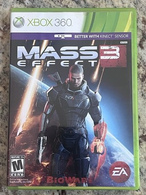 Mass Effect 3 Microsoft Xbox 360, 2012 Tested And Working Complete CIB