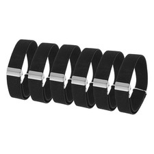 Elastic Sleeve Garter, 6pcs for Man and Women Costume Accessories,Black