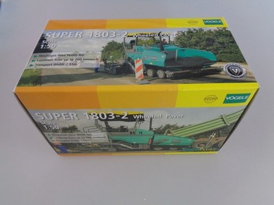 NZG 744 Wirtgen Vögele Super 1803-2 Wheeled Paver 1:50 (9192)