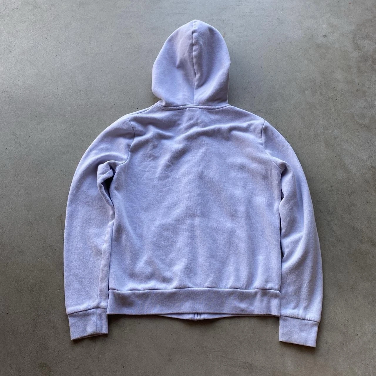 UNDERCOVER Felpa con cappuccio rosa Victoria Secret Y2K anni 90 logo zip lavanda donna taglia small