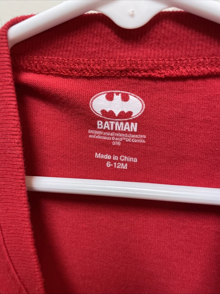 Disfraz Robin de Batman DC Comics Talla 0-6 Meses Capa Extraíble Halloween Usado en Excelente Condición Foto 4 de 4