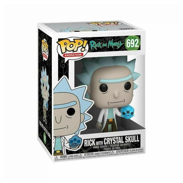 Funko Pop! - Rick And Morty – Rick With Crystal Skull #692 | Vinyl Figur-image