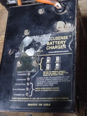 Accusense 24v Battery Charger 18/14 Amp Used On Yale Pallet Jacks & More