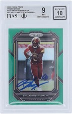 Autographed Brian Robinson Jr. Alabama Card Fanatics Authentic COA Item#14309383