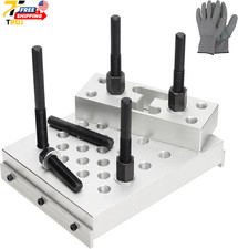 Universal Drill Press Support Block Plate Tool Set Kit 30 Ton   Bearing and Bus