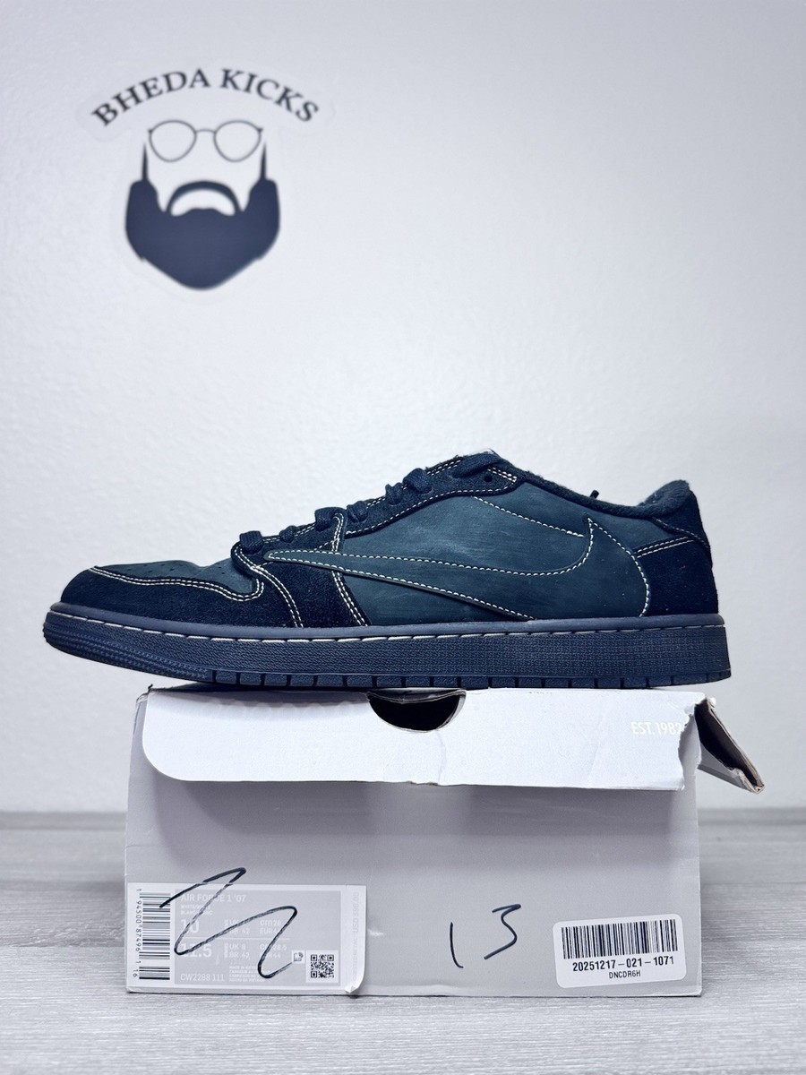Size 13 - Travis Scott Air Jordan 1 Retro Low OG SP Black Phantom