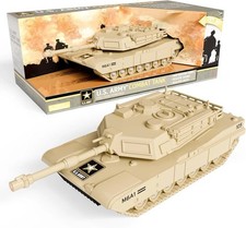 "Friction Powered Combat Tank Toy with Lights  Sounds, Military Playset for Kid