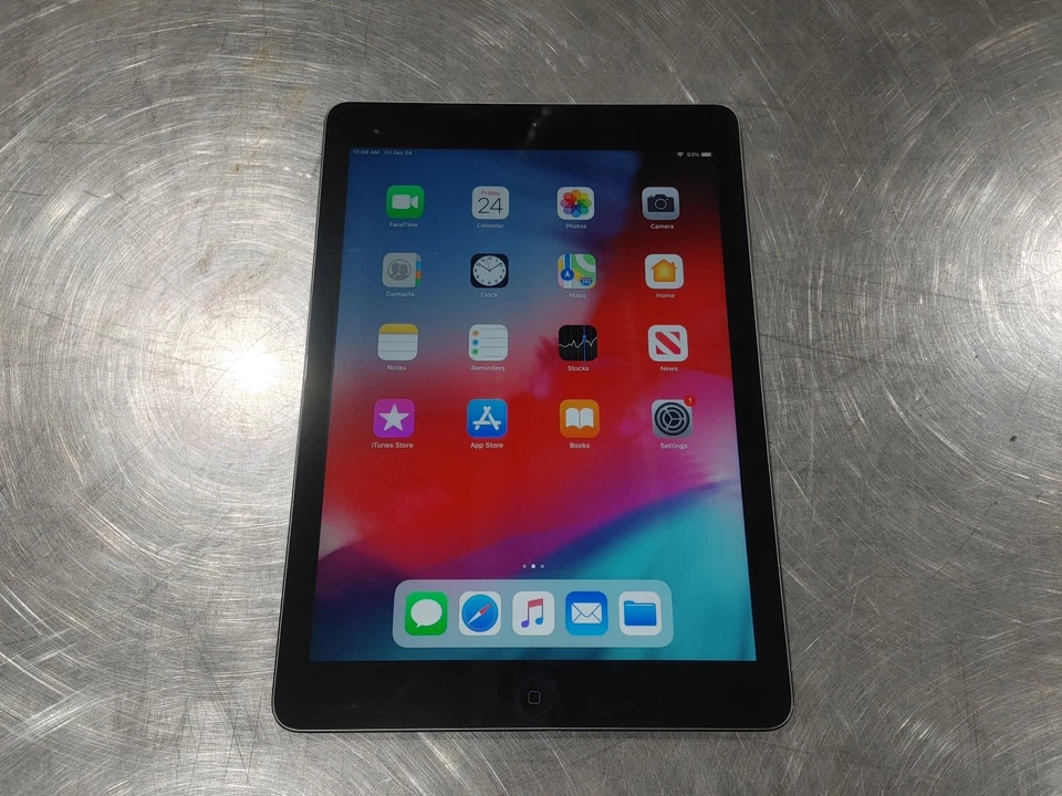 Excellent Condition Apple iPad Air A1474 WiFi 16GB Grey with Blue Apple Folio - Image 2 of 4