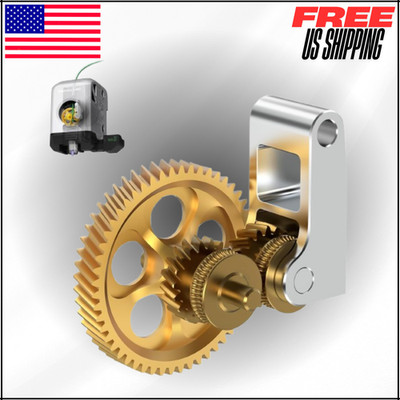 All-Metal Extruder Gear Kit for Bambu Lab Hardened Steel Upgrade P1P P1S X1C DLC