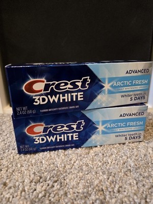 Crest 3D White Advanced Arctic Fresh Toothpaste 2.4 oz Pack of 2