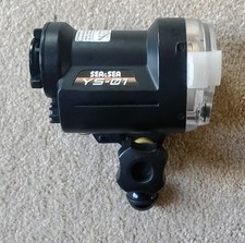Sea Sea YS-01 Underwater Strobe Flash for Diving Photography. With spare parts