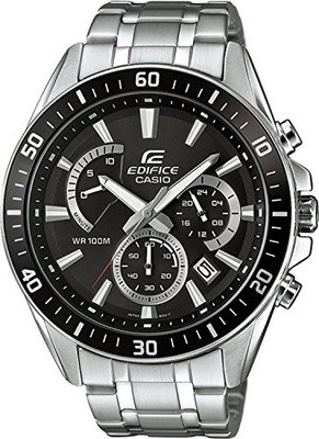 CASIO EDIFICE EFR-552D-1A Chronograph Black Dial Watch Men's Japan New Y861564
