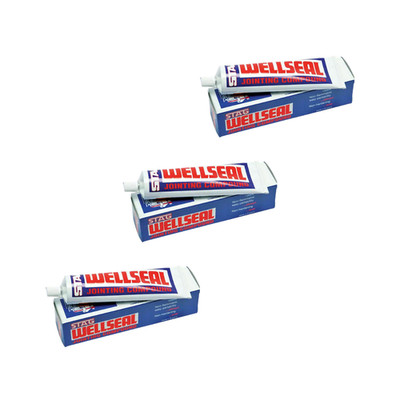 Wellseal Fugenmasse 100ml - Dichtung Gewindeverbindungen - Hirsch SEAL100 x3