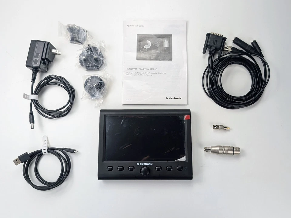 TC Electronic Clarity M Stereo Audio Meter – Tested, Includes all cables + box - Image 2 of 4