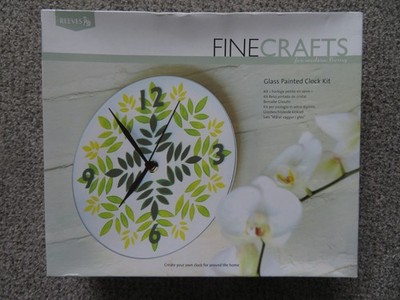 Reeves - Finecrafts - Glas bemalt 8'' Uhr Kit