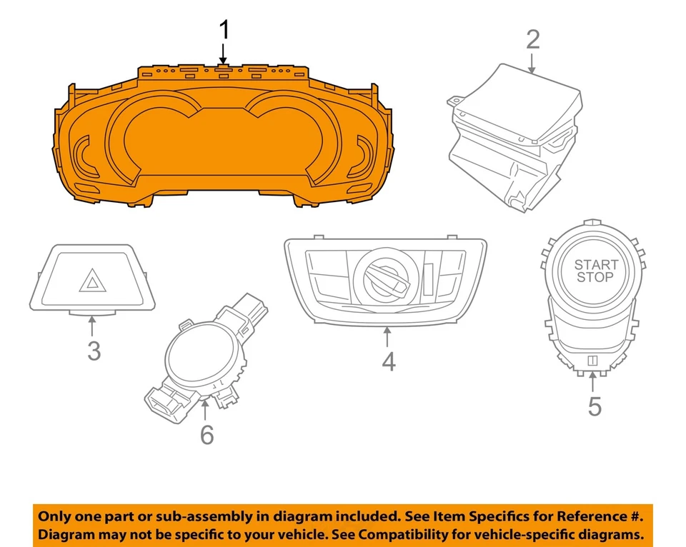 Medidor de velocímetro usado serve: 2016 Bmw 750I display multifuncional grau A - Imagem 2 de 4