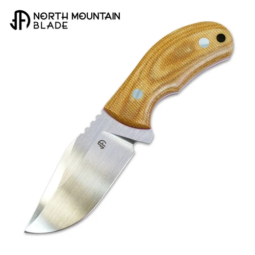 North Mountain Raccoon Skinne Micarta Handle 3.5in Hand Polished SLD-Magic Blade