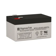12 V 1.2 Amp Hour Power Sonic PS-1212 Battery Replacement