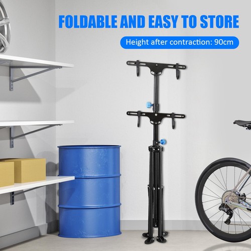 Bike Repair Stand 110LBS Adjustable Maintenance Folding Bike Rack Tool - Picture 6 of 8