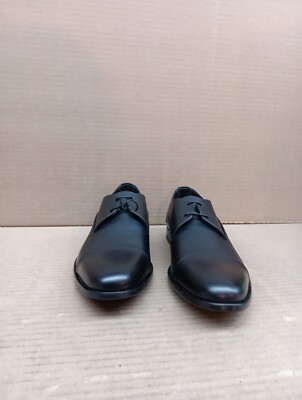 Hugo Boss mens SZ 9.5 black leather shoes. s-l400.jpg main image 3