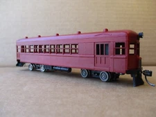 HO Brill Model 55 Conversion Kit by Railway Recollections. One Piece Body.