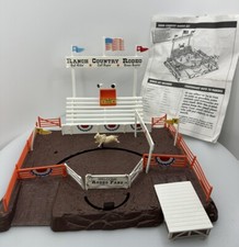Vintage 1994 Ertl Farm Country Ranch Action Rodeo Set 1/64  READ Incomplete