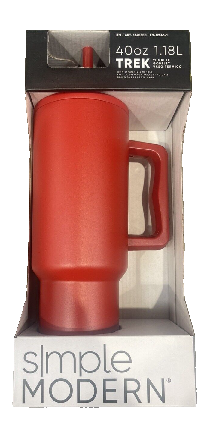 Simple Modern 40 oz Tumbler with Handle and Straw Lid NEW