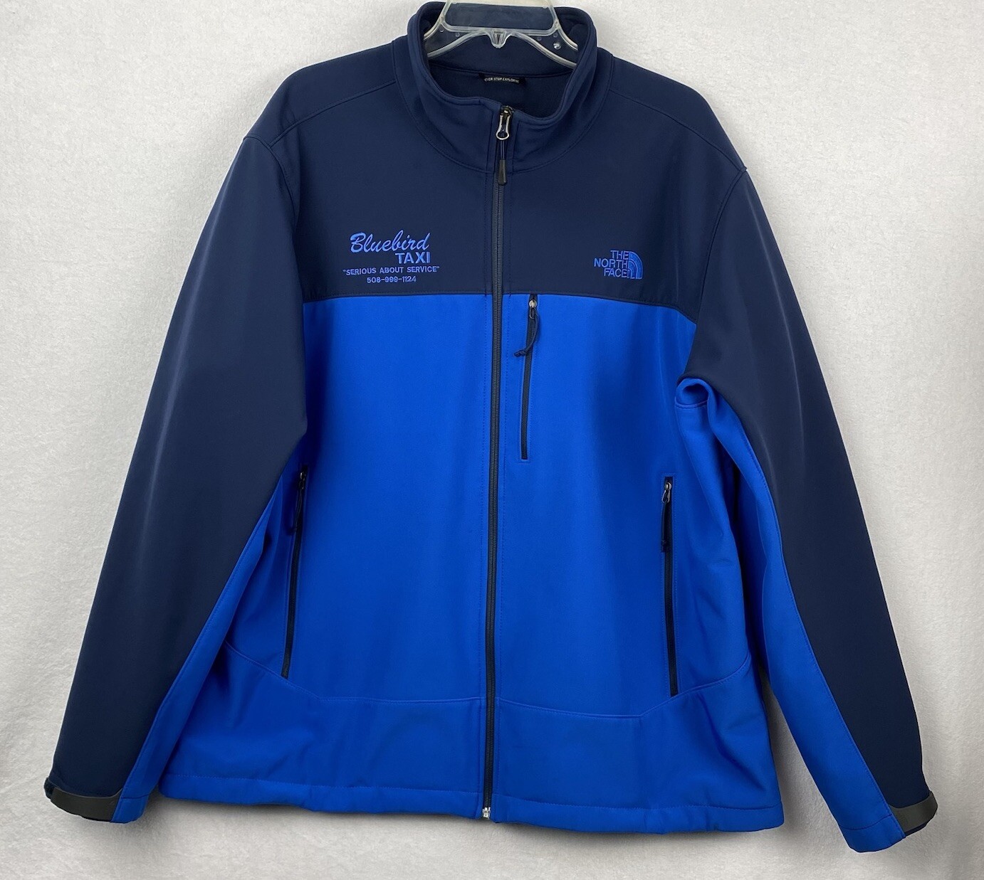 North Face Soft Shell Windwall Jacket XXL Bluebird