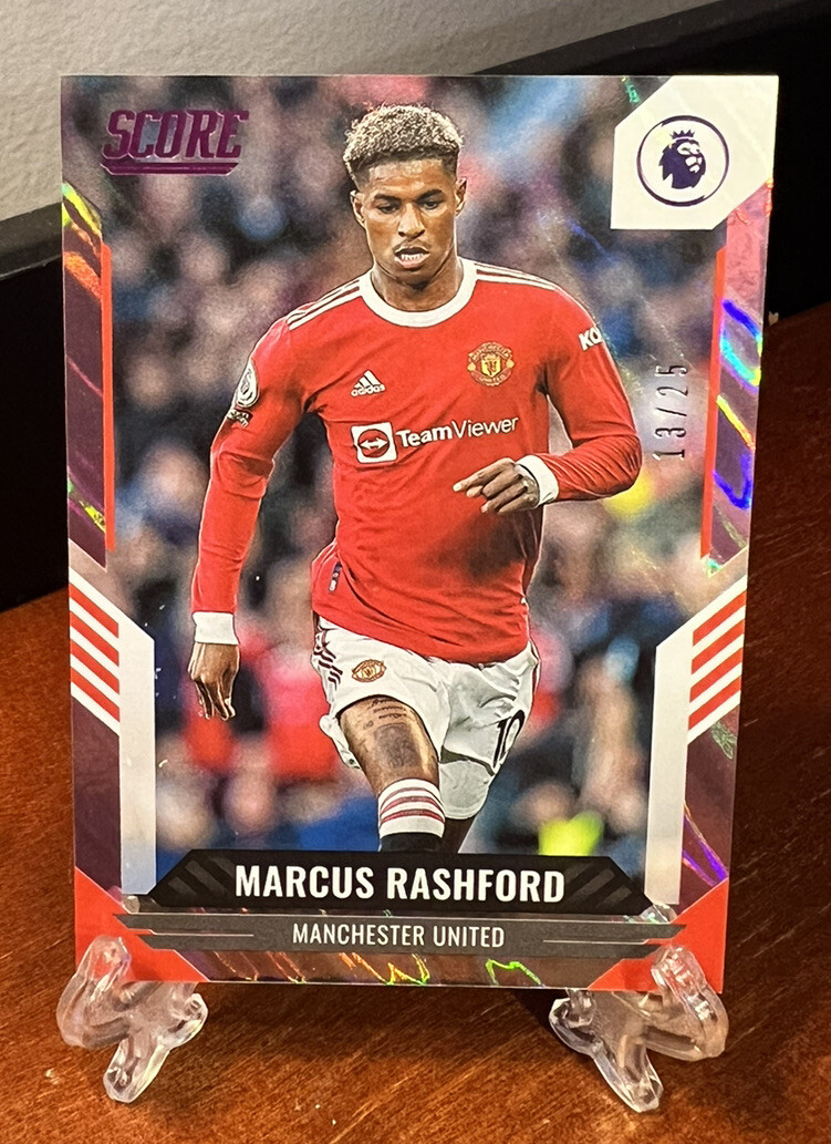 ペドリ　ラッシュフォード Marcus Rashford #13/25 2021-22 Panini Score Soccer #69 Manchester