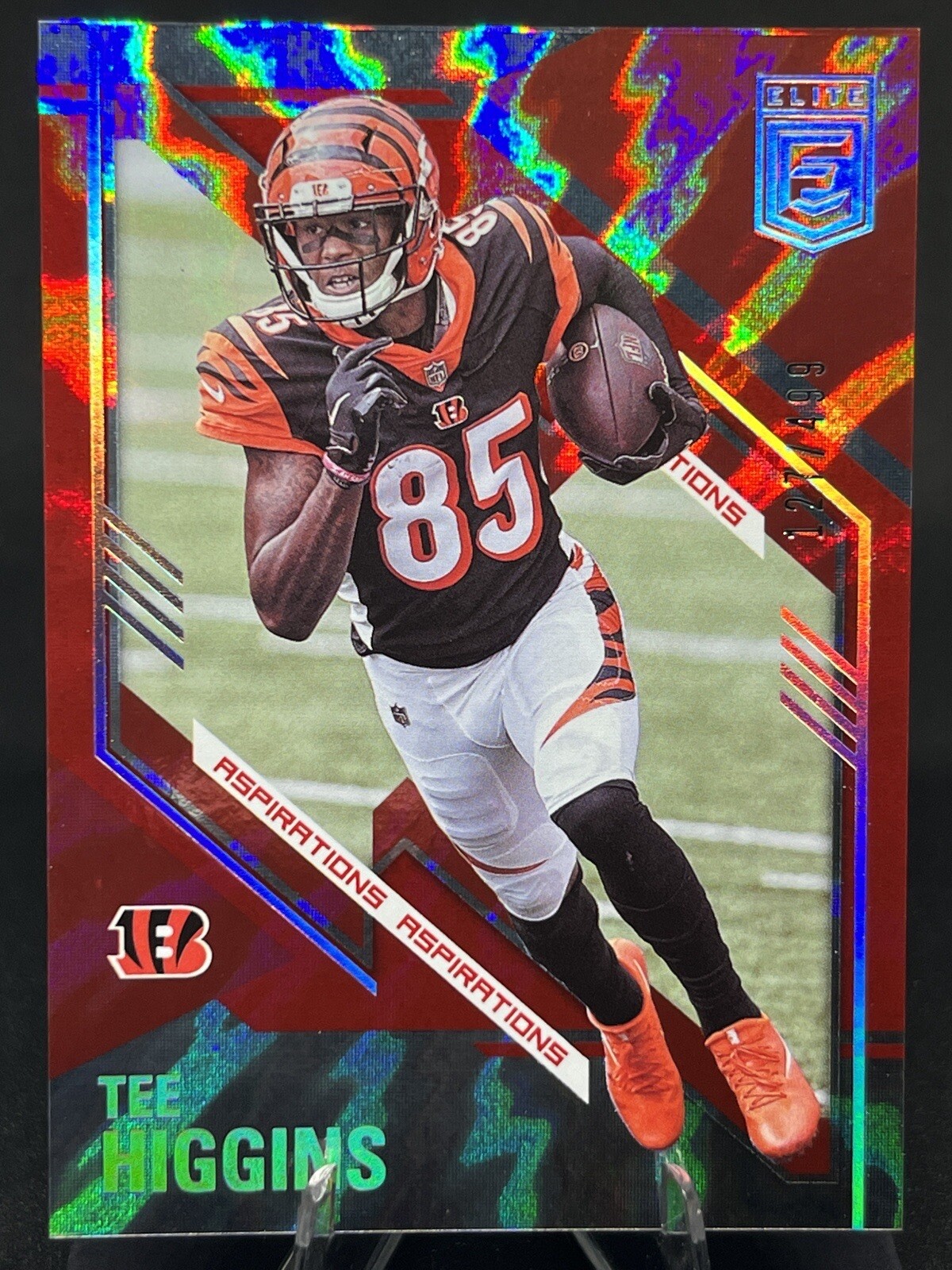 TEE HIGGINS 2021 Donruss Elite SHIMMER ASPIRATIONS /499 Cincinnati Bengals #78