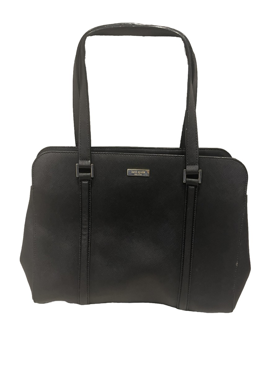 Kate Spade RN 0102760/CA 57710 Black Leather Handbag Purse Tote