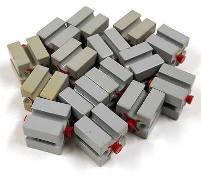 Vintage Fischertechnik 31007 Building Block 15 NN   Red Gray   15pcs   1966