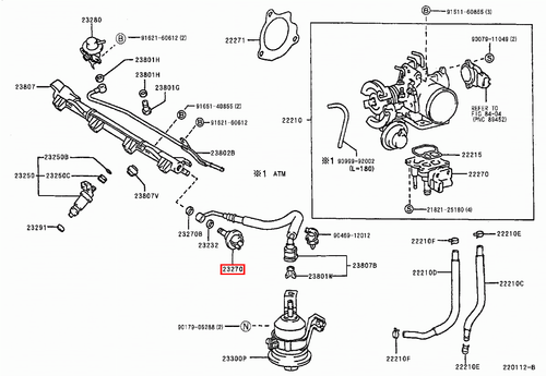 Genuine LandCruiser 105 Series 1FZ 4.5 Petrol Fuel Pressure Pulsation Damper - Picture 9 of 20
