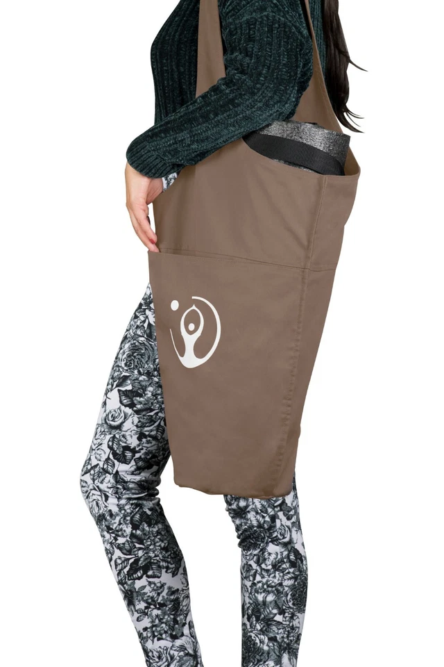 Estera de yoga bolsa portador de mano, paquete de correa larga, bolsa grande de esterilla de yoga, se adapta a todas las esteras, Foto 3 de 4