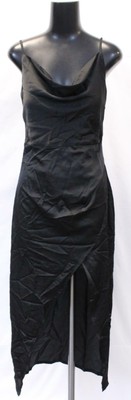 cowl play satin dress nasty gal