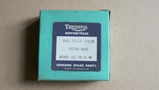 TRIUMPH TR25W  PISTON RING SET +20 OVERSIZE FITS BSA B25 AND C15 GENUINE NOS