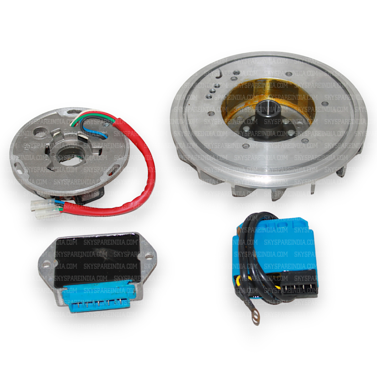 Flywheel Magnet Kit Vespa Px 125-200 Without Self Start Set Of 4