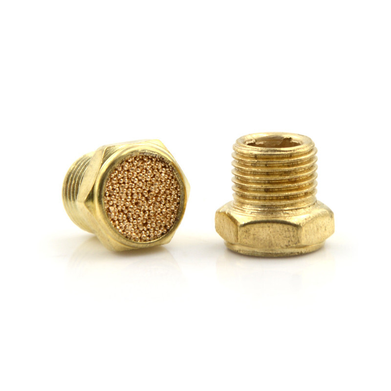 5PCS Pneumatic Air Breather Vent Silencer Muffler Threaded NPT 1/8" Ts eBay