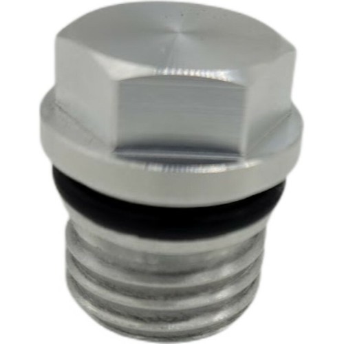 EZGO RXV Golf Cart 2008Up Engine Oil Drain Plug 603557 Billet Aluminum