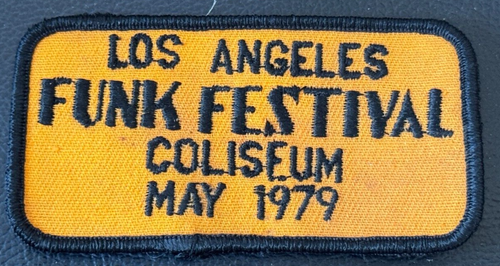 Vintage Los Angeles FUNK FESTIVAL Coliseum 1979 Rock Konzert Patch - Rick James