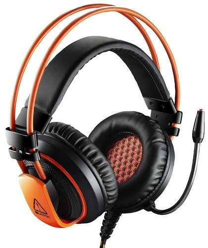 Corax Stereo Gaming Headset, Black / Orange - CND-SGHS5A - Picture 2 of 7