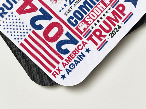 Trump Maga Option #1 Mousepad Mauspad 9" x 7" - Bild 3 von 6