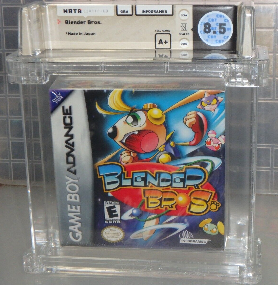 Nintendo Game Boy Advance GBA - Blender Bros - Sealed Graded WATA 8.5