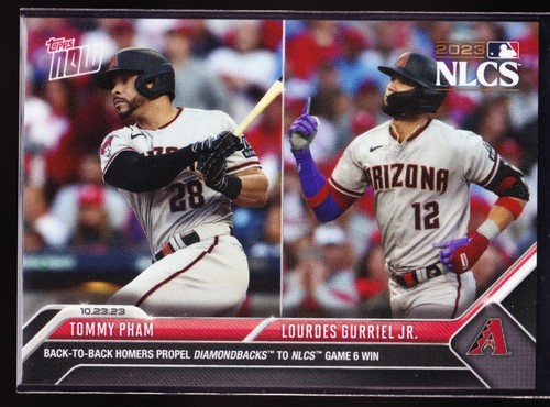 2023 Topps Now 1035 Tommy Pham / Lourdes Gurriel Jr.